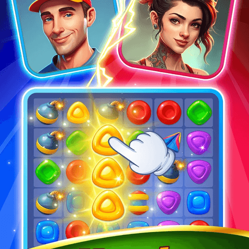 Match3 Stars - Casual PVP hero visual